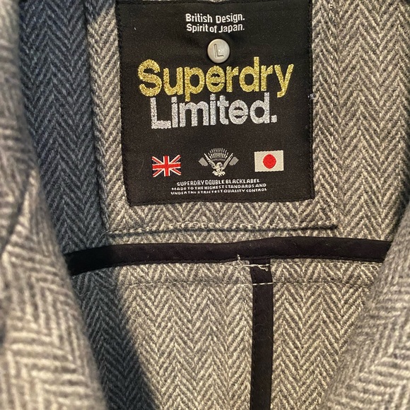 SuperDry Herringbone - NWOT - Sz Large - Picture 3 of 5